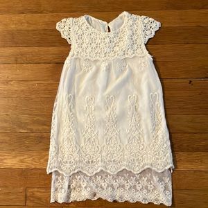 EUC Sweet Off White Lace Dress 2-3 T
